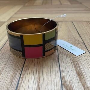 NWT Kate Spade Multi Color Paper Bangle